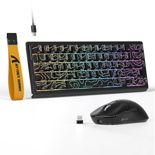 Attack shark x68 wired - he,