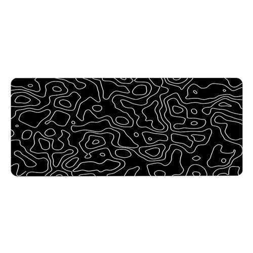 Desk mat topographic contour - desk,